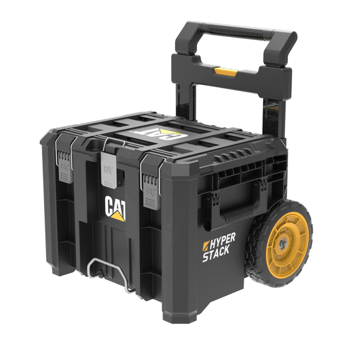 05-9931 CAT Τροχήλατο πλαστικό μπαούλο μεταφοράς & αποθήκευσης εργαλείων Π56xB52,2xΥ65,5cm DA41004 - Image 1