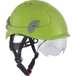 Κράνος εργοταξίου Alpinworker κίτρινο HV με ενσωματωμένα γυαλιά