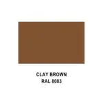 Σπρέι καφέ ανοιχτό γυαλιστερό "clay brown" Quantum RAL 8003 - 400ml - Image 2