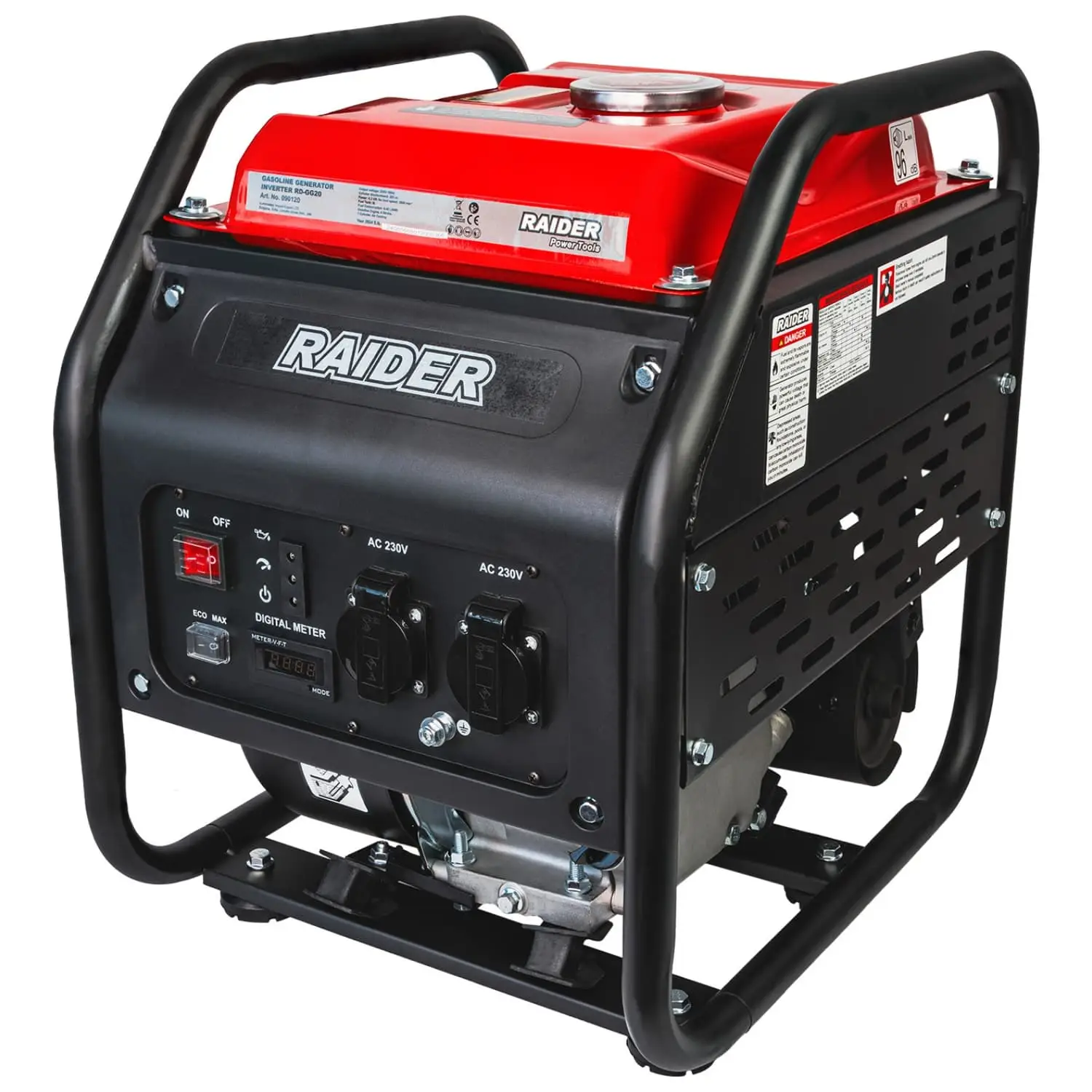 090120 RAIDER Γεννήτρια βενζίνης τετράχρονη 4.2kW INVERTER RD-GG20 090120 - Image 1