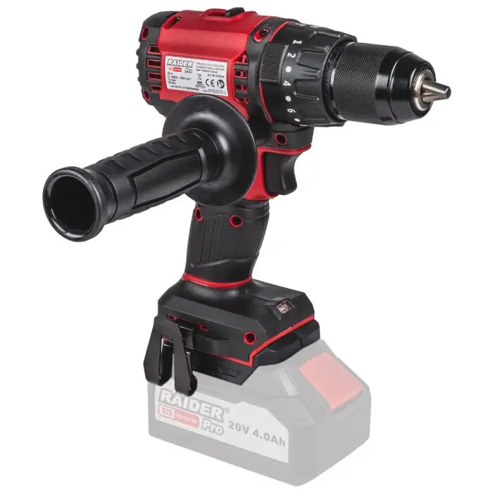 RAIDER R20 Solo Δραπανοκατσάβιδο κρουστικό μπαταρίας brushless 20V RDP-YBID20 030244 - Image 2