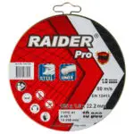 RAIDER Τροχός κοπής inox A60T 125*1.0*22.2mm σε μεταλικό κουτί 160158 (τιμή/τεμ) - Image 3