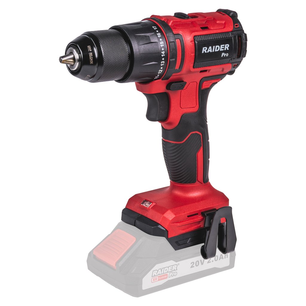 10-6426 RAIDER R20 Solo Δραπανοκατσάβιδο μπαταρίας brushless 20V 40Nm RDP-YBD20 030243 - Image 1