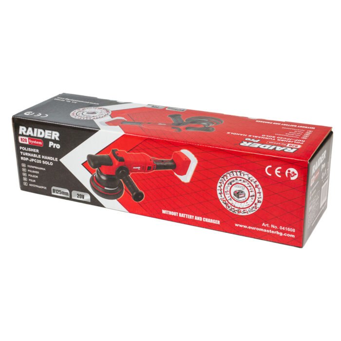 10-6441-4 RAIDER R20 Solo Έκκεντρος αλοιφαδόρος 125mm με ρύθμιση στροφών RDP-JPC20 041608 - Image 5