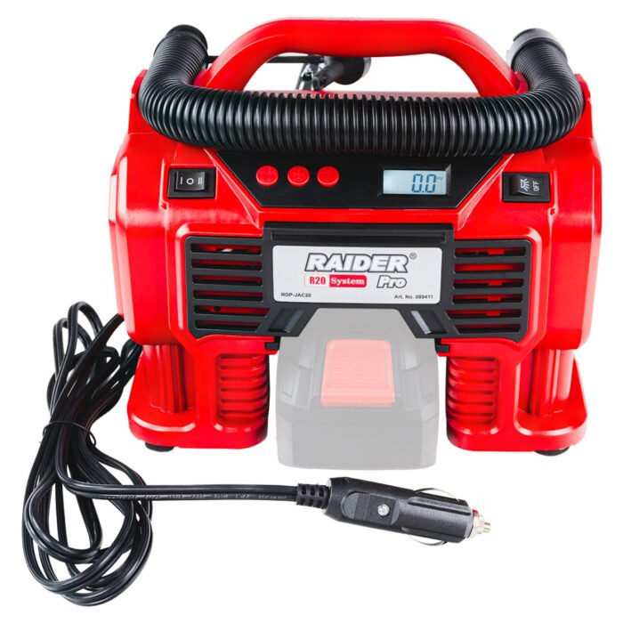 10-6444-2 RAIDER R20 Solo Τρόμπα αυτοκινήτου 160PSI επαναφορτιζόμενη 20V RDP-JAC20 089411 - Image 3
