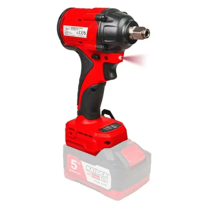 RAIDER R20 Solo Μπουλονόκλειδο 1/2" 280Nm RDP-28BBIW20 030195 - Image 2