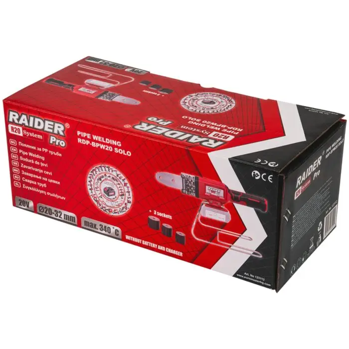 RAIDER R20 Solo Μηχάνημα συγκόλλησης σωλήνων PPR RDP-BPW20 123112 - Image 4