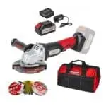 RAIDER R20 combo-01 Γωνιακός τροχός με φορτιστή & μπαταρία 4Ah/1h δίσκοι 10τεμ. & τσάντα