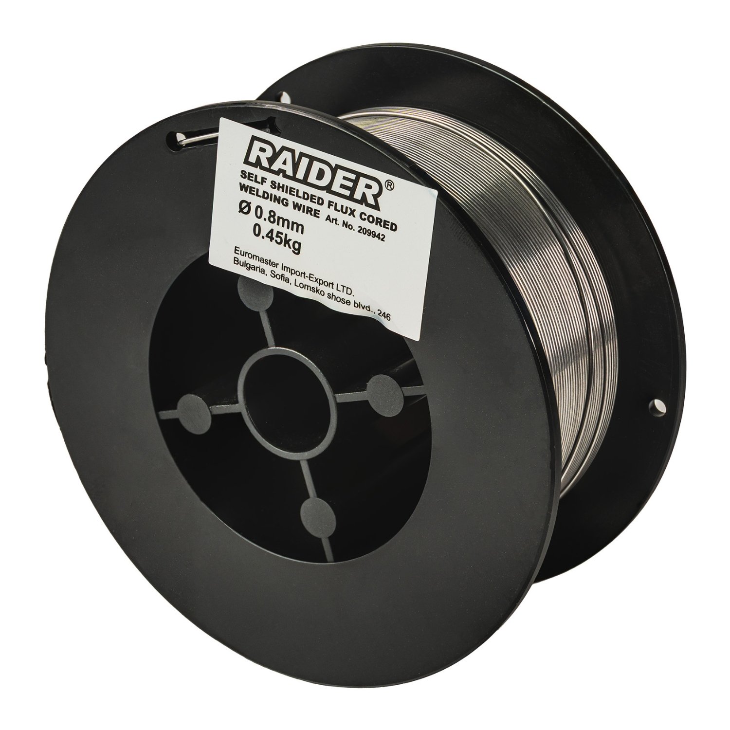 209942 RAIDER Σύρμα ηλεκτροσυγκόλλησης 0.8mm 0,45kg 209942 - Image 1