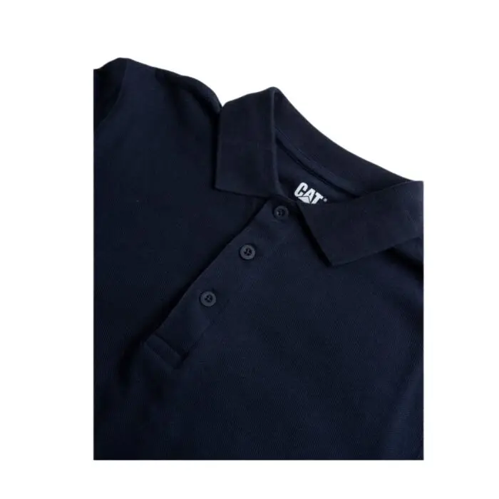 CAT Μπλούζα εργασίας Polo essential navy μπλε S 1620023 - Image 4