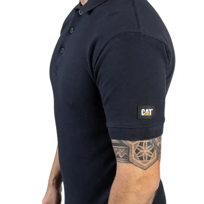 CAT Μπλούζα εργασίας Polo essential navy μπλε L 1620023 - Image 5