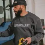 CAT Μπλούζα φούτερ midweight γκρι L 1050026 - Image 2