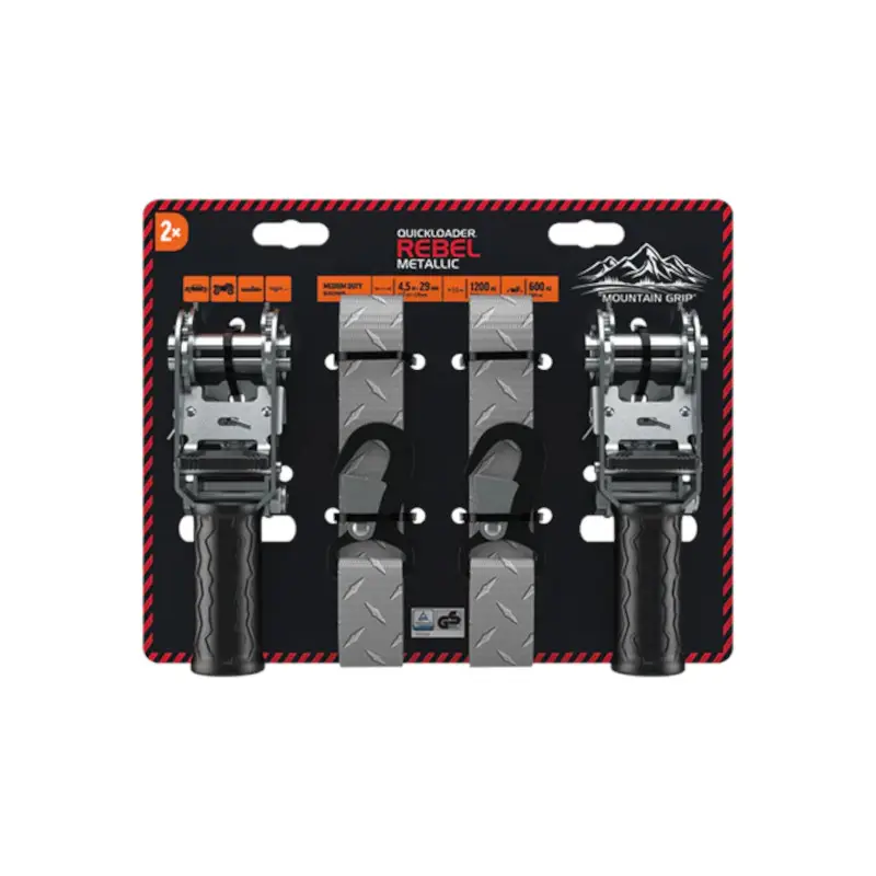 65000017-1 Quickloader QLR1200MD-2PK Rebel Matallic Ιμάντας Φορτιών 4.5m x 29 m 2ΤΜΧ - Image 1