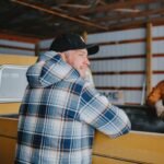 CAT Πουκάμισο εργασίας overshirt με επένδυση μπλε S 1040045 - Image 4