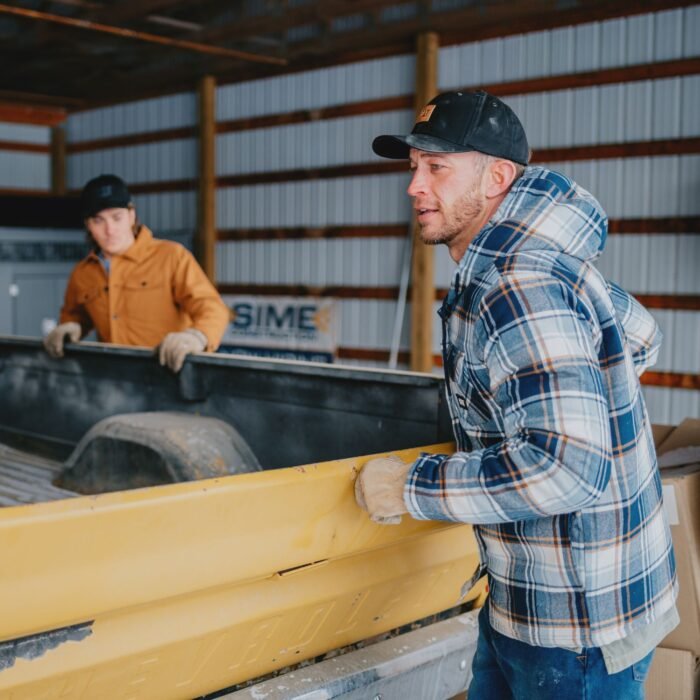 CAT Πουκάμισο εργασίας overshirt με επένδυση μπλε S 1040045 - Image 5