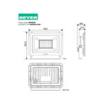 GEYER Προβολέας led μαύρος 20W 4000K 1800LM LPRM20CE - Image 4