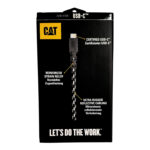CAT Καλώδιο φόρτισης USB to USB-C 18W μαύρο 3m USBC-G - Image 2