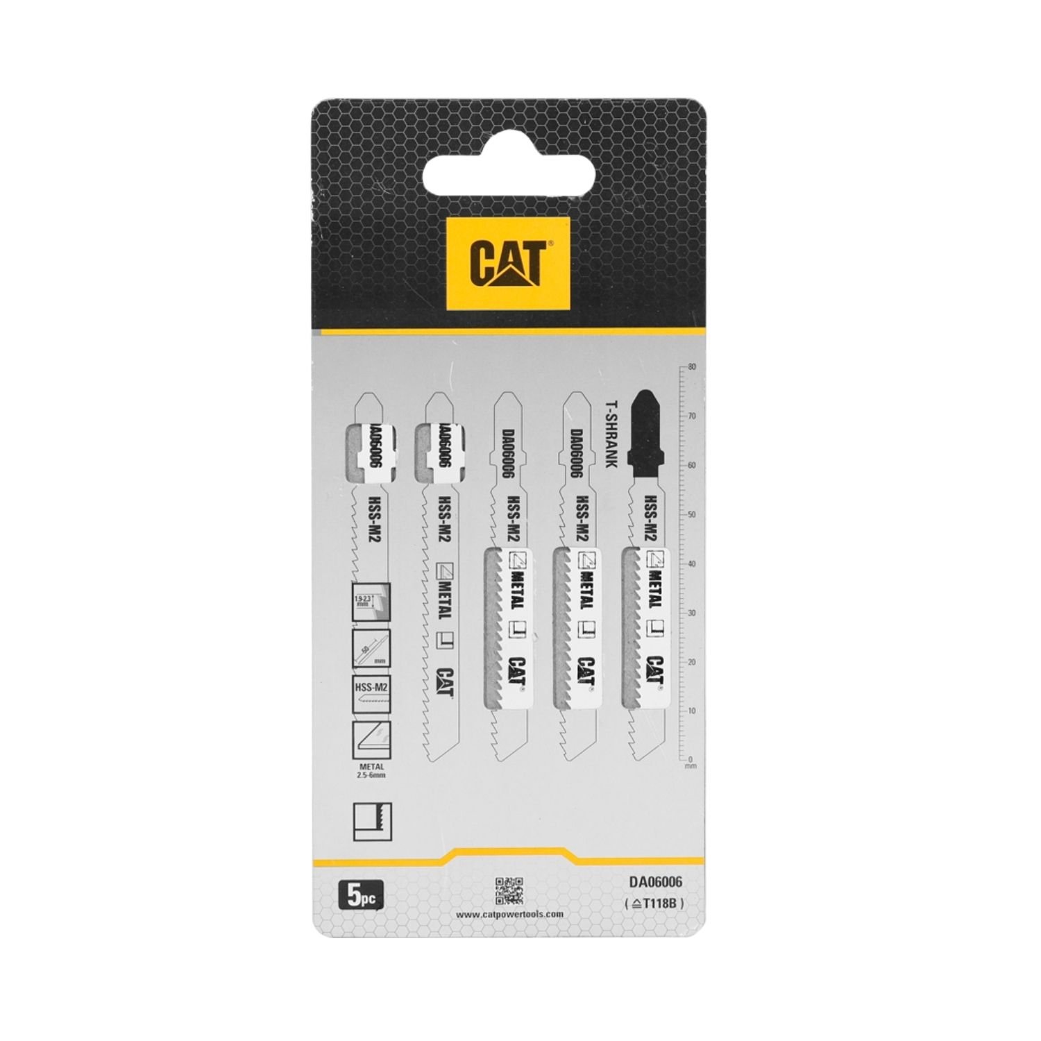 02-3443 CAT Λάμα σέγας μετάλλου 75mm T118B σετ:5τεμ. DA06006 - Image 1