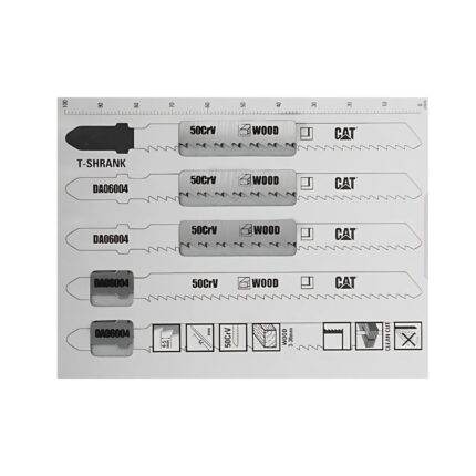 CAT Λάμα σέγας ξύλου 100mm T101BR σετ:5τεμ. DA06004