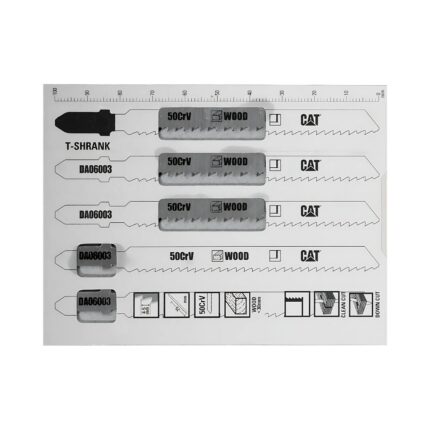 CAT Λάμα σέγας ξύλου 115mm T101B σετ:5τεμ. DA06003