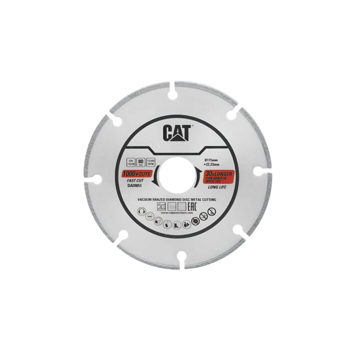 CAT Δίσκος κοπής μετάλλων inox διαμαντέ 115mm DA09051 - Image 2
