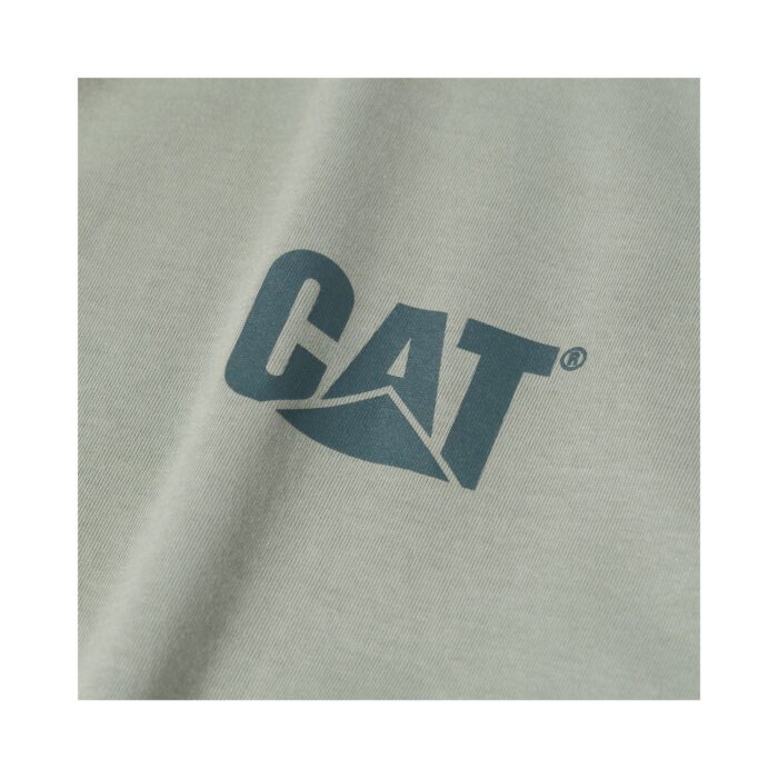 CAT Μπλουζάκι μακρυμάνικο trademark tee πράσινο 2XL 1510034-16-5808 - Image 2
