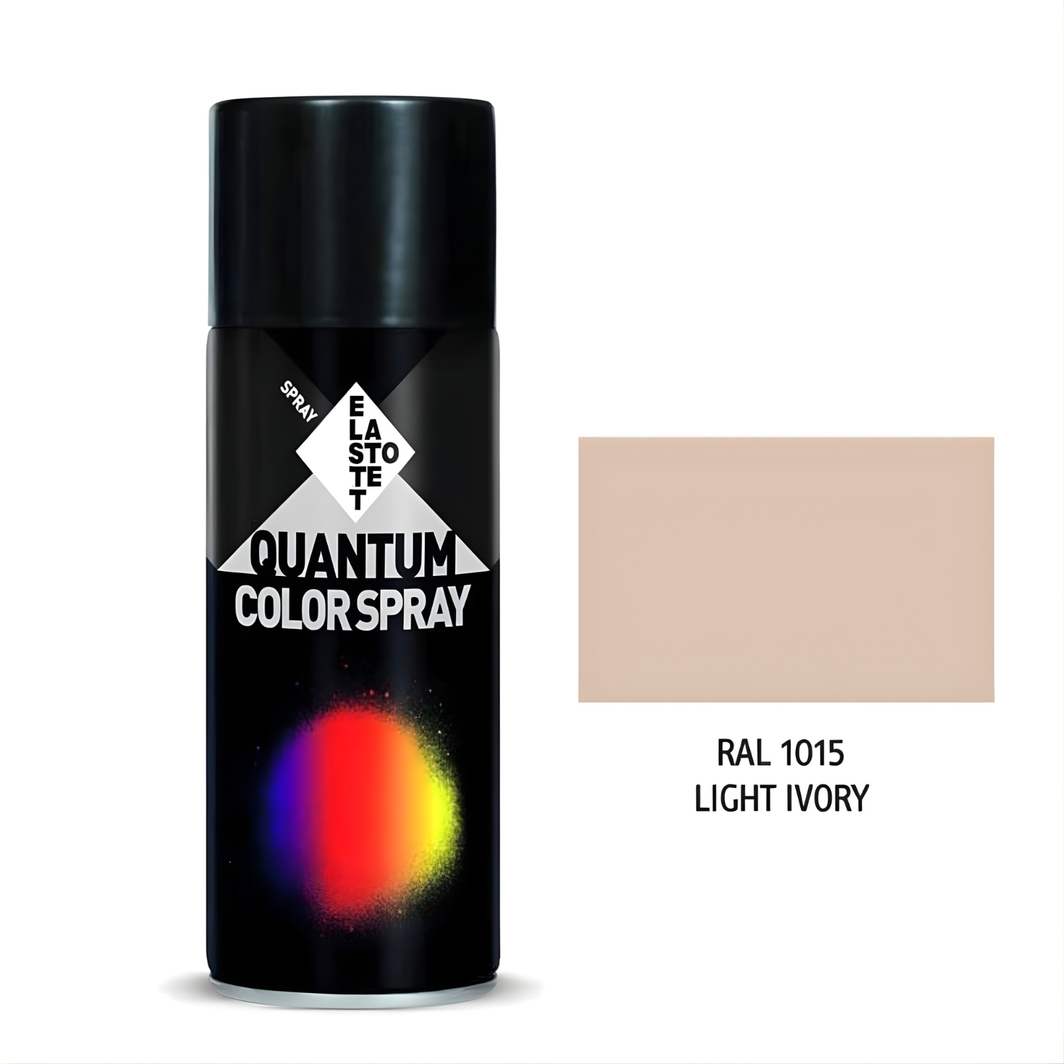 02-3881 Σπρέι μπεζ ''light ivory'' Quantum RAL 1015 - 400ml - Image 1