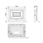 GEYER Προβολέας led μαύρος 30W 4000K 2700LM LPRM30CE - Image 4