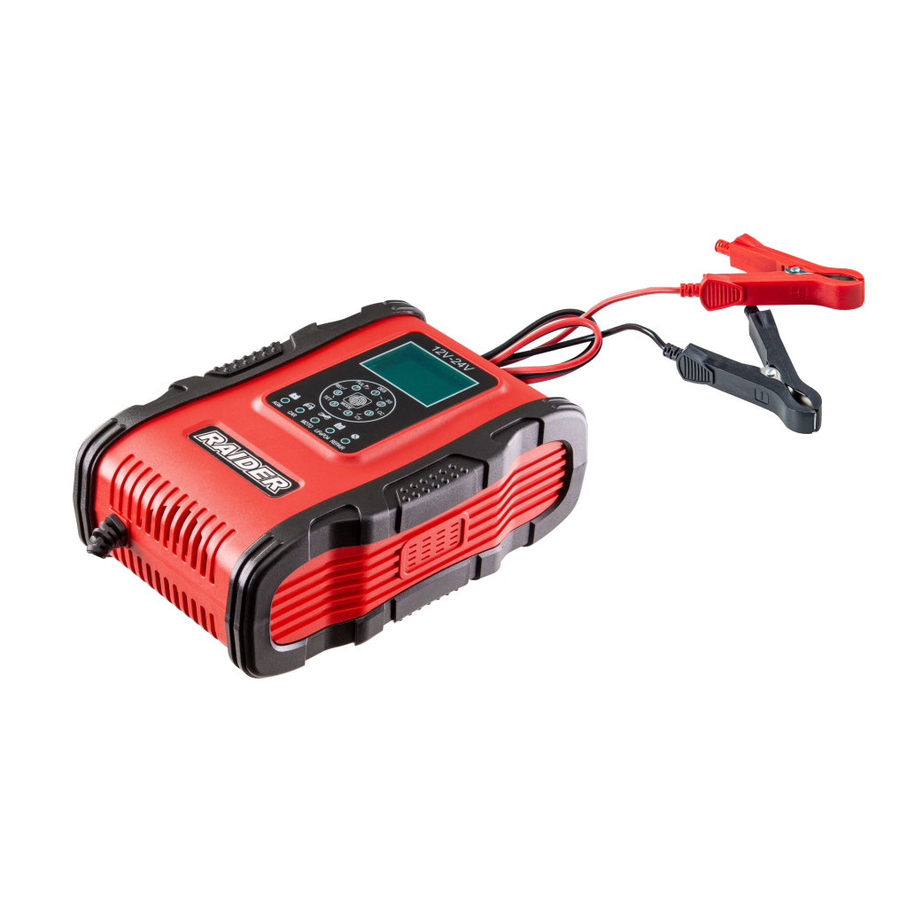 032208 RAIDER Φορτιστής μπαταρίας RD-BC19 inverter 12/24V 200Ah 032208 - Image 1