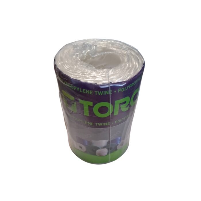 Σπάγγος πλαστικός πολυπροπυλενίου λευκός 8000D σε κουβάρι 0,5kg (τιμή/κιλό) - Image 2