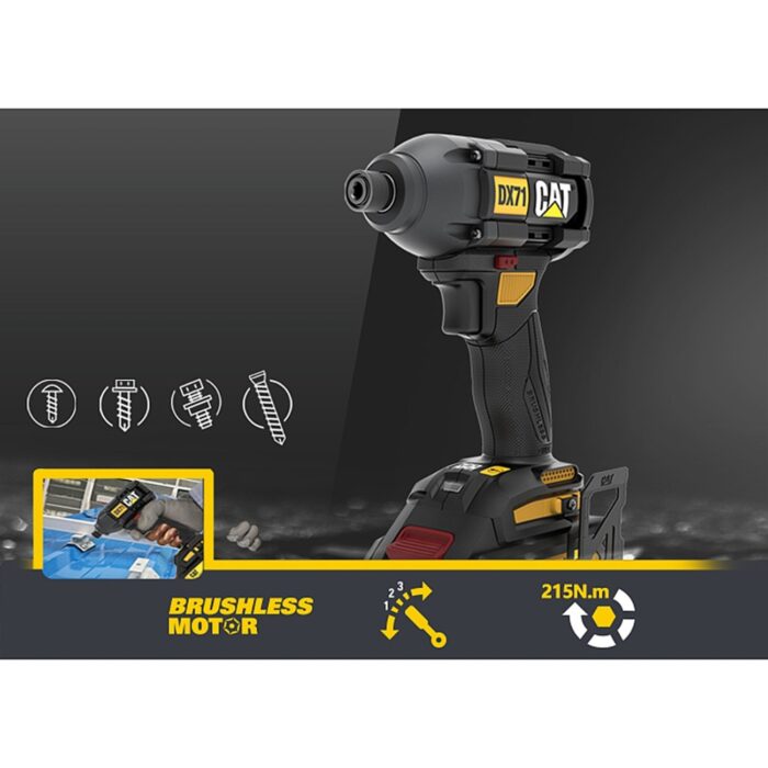 CAT Solo Κατσαβίδι παλμικό Li-ion 18V DX71B - Image 4