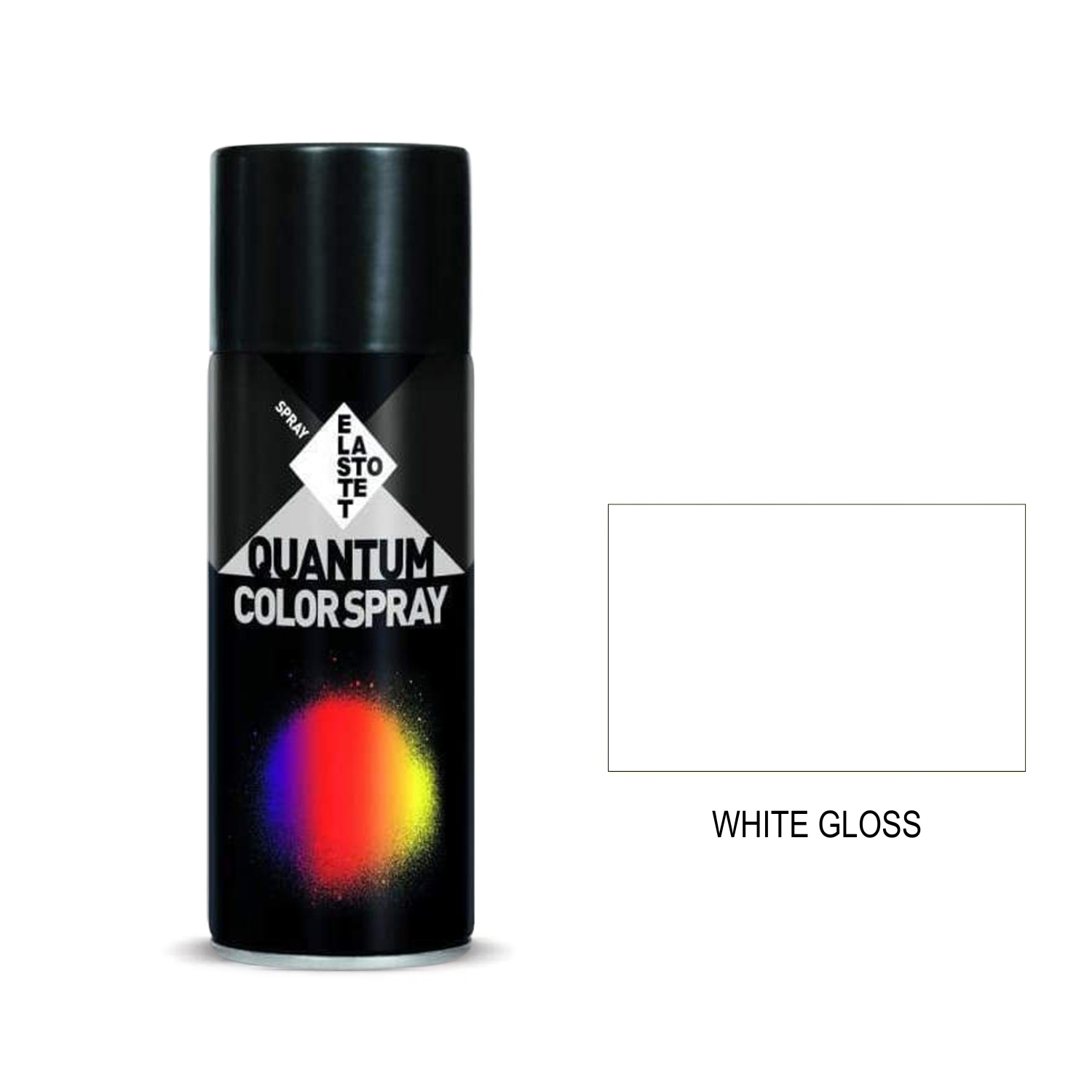 05-9027 Σπρέι άσπρο γυαλιστερό "white gloss" Quantum RAL 9016 - 400ml - Image 1