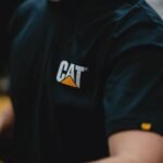 CAT Μπλουζάκι κοντομάνικο μαύρο trademark tee 2XL W05324 - Image 4