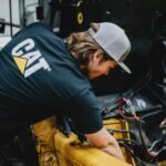 CAT Μπλουζάκι κοντομάνικο μαύρο trademark tee 2XL W05324 - Image 5