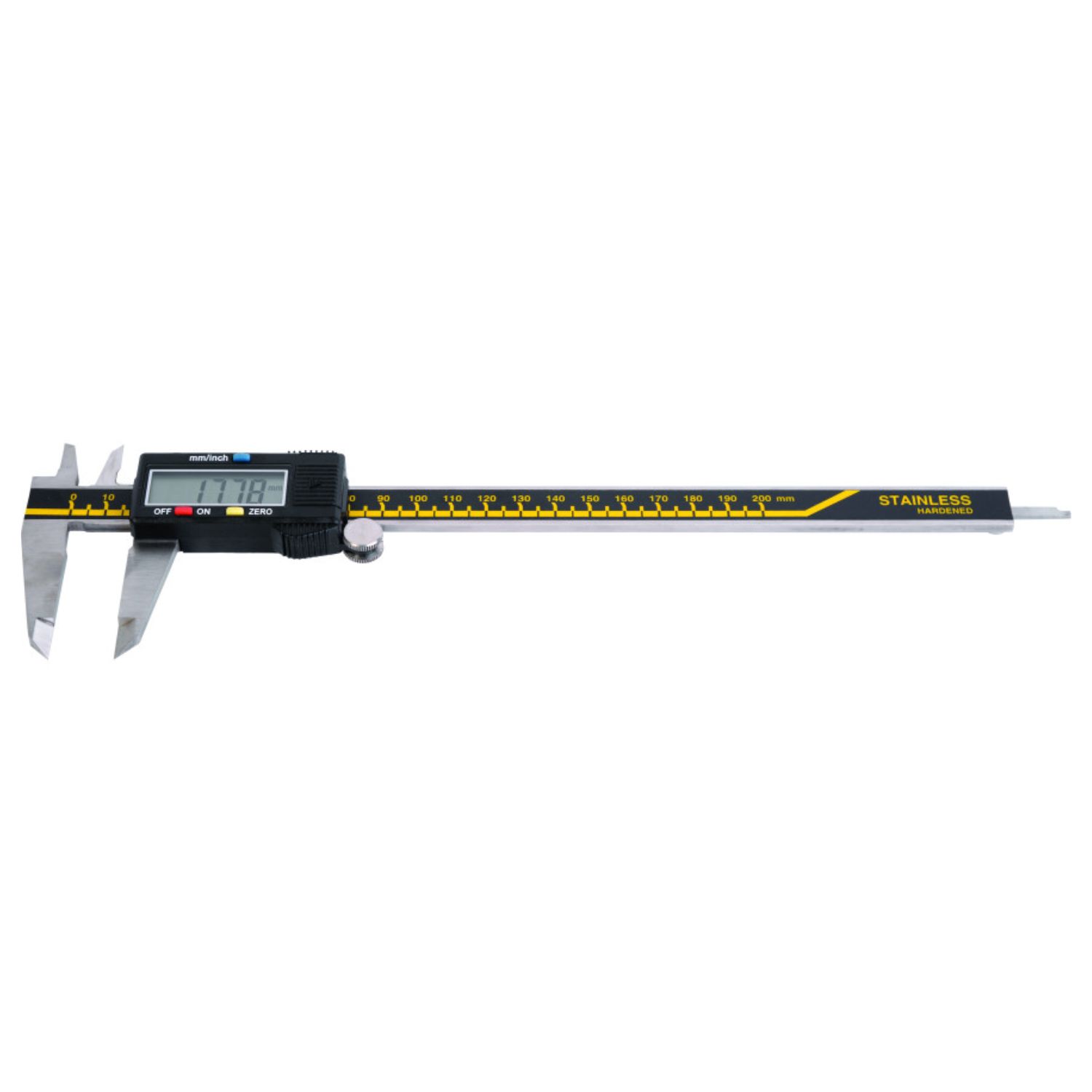 10-0458 TOP MASTER Παχύμετρο ψηφιακό κασετίνα 235ΜΜ 0-150ΜΜ 280301 - Image 1
