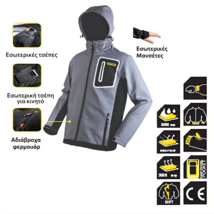 TOP MASTER Μπουφάν softshell XL 557503