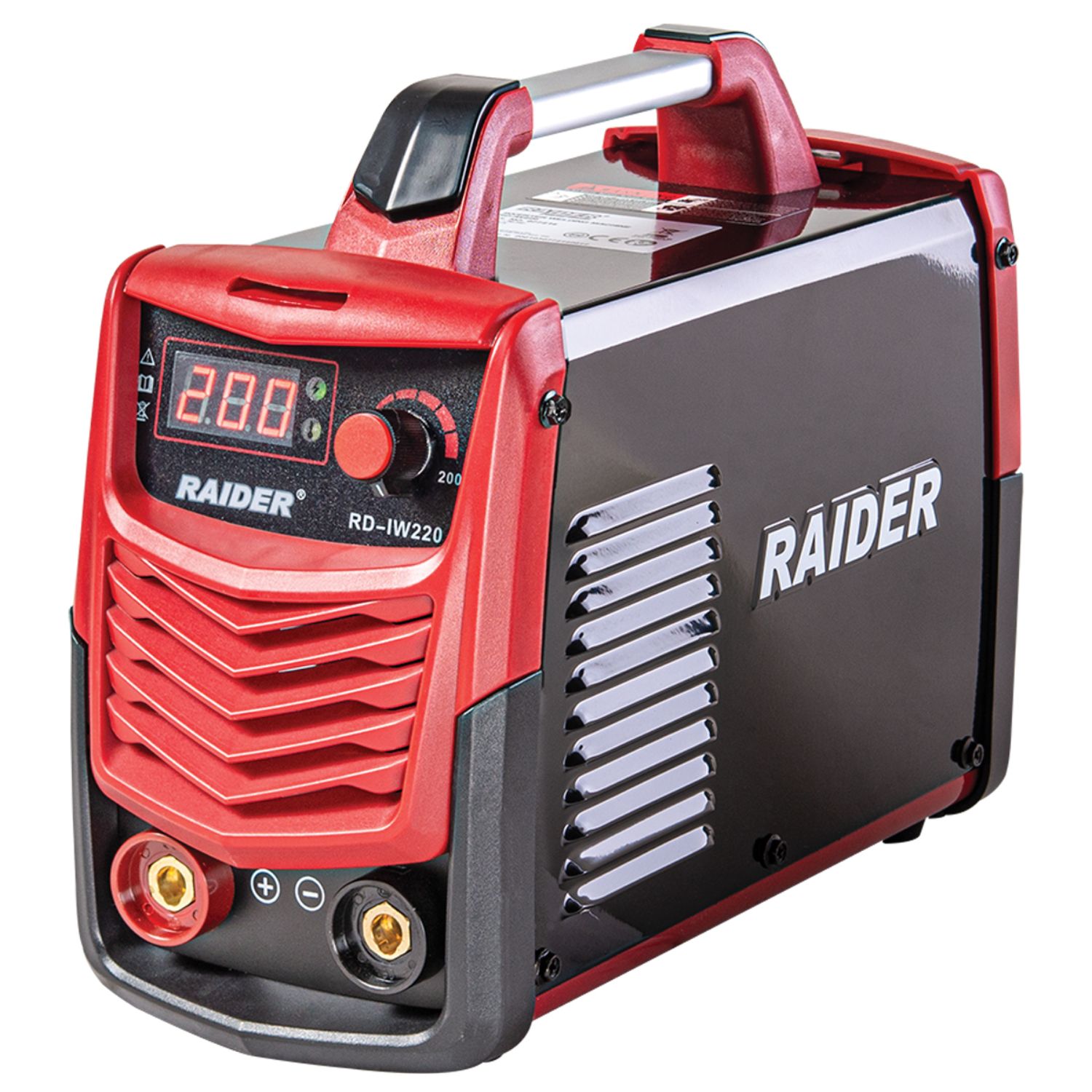 10-5538 RAIDER Ηλεκτροσυγκόλληση inverter RD-IW220 200A 077214 - Image 1