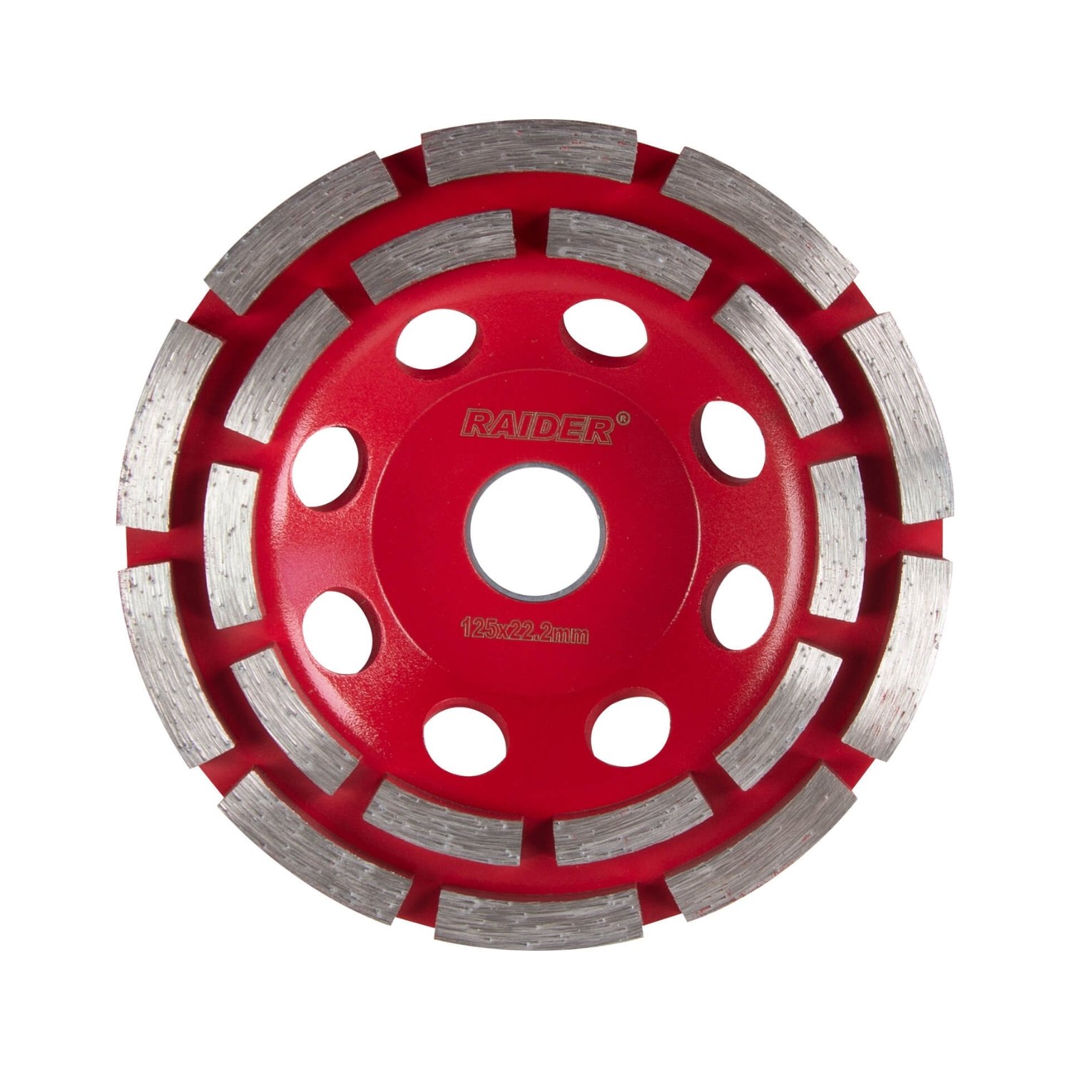10-6297 RAIDER Δίσκος λείανσης δομικών υλικών διαμαντέ 125mm 209933 - Image 1