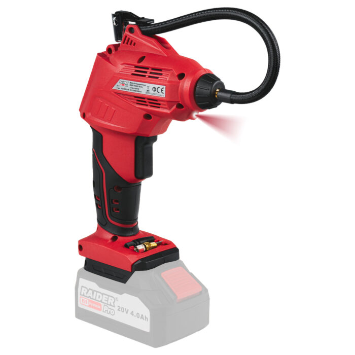 RAIDER R20 Solo Τρόμπα αυτοκινήτου 100PSI επαναφορτιζόμενη 20V RDP-YAC20 089418 - Image 2