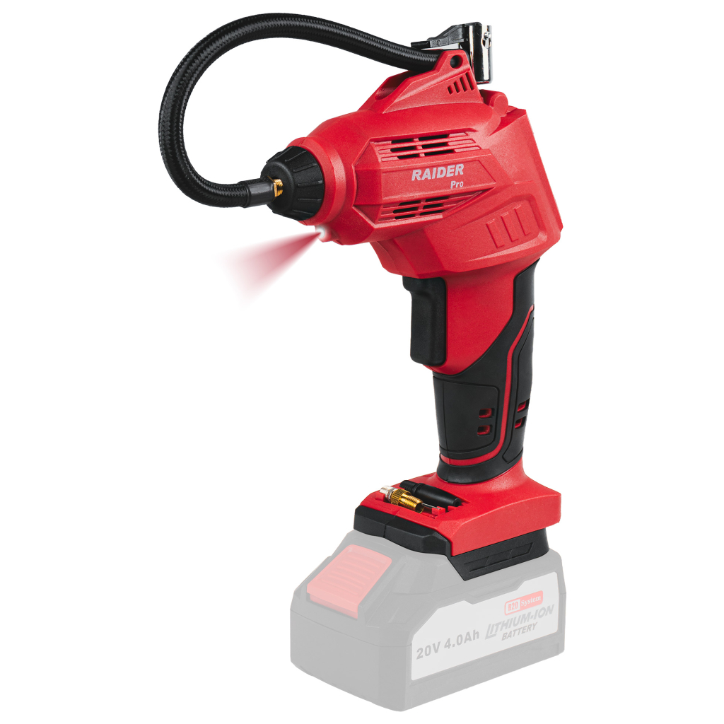 10-6443 RAIDER R20 Solo Τρόμπα αυτοκινήτου 100PSI επαναφορτιζόμενη 20V RDP-YAC20 089418 - Image 1