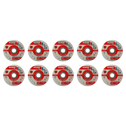 RAIDER Τροχός κοπής inox A60T 115*1.0*22.2mm σε μεταλικό κουτί 160157 (τιμή/τεμ)