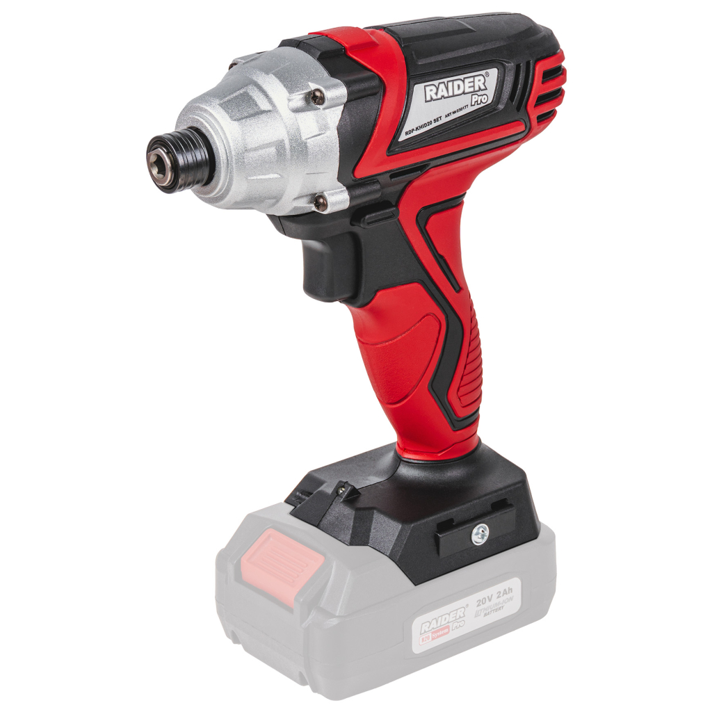 10-6486 RAIDER R20 Solo Παλμικό κατσαβίδι 20V 1/4'' 140Nm RDP-KHID20 030172 - Image 1