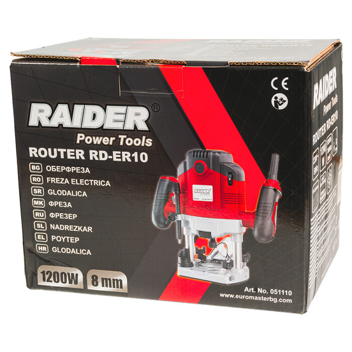 RAIDER Φρέζα Κάθετη 1200W 8mm RD-ER10 051110 - Image 4