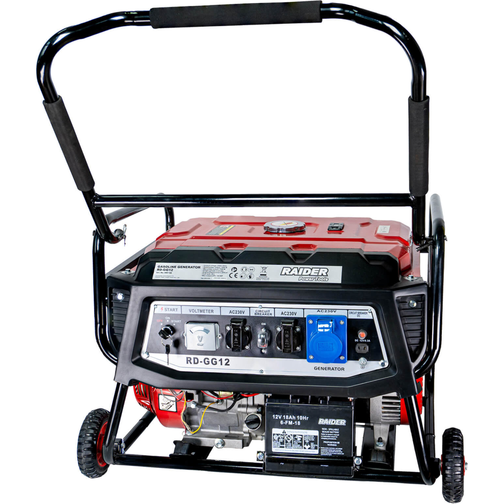 10-6531 RAIDER Γεννήτρια βενζίνης τετράχρονη 7.5kW RD-GG12 090108 - Image 1