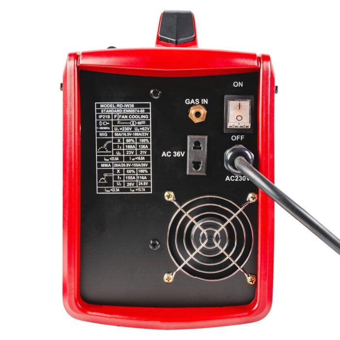 RAIDER Ηλεκτροσυγκόλληση inverter MIG/MAG&TIG&MMA RD-IW39 160A 077239 - Image 4