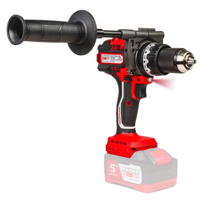 RAIDER R20 Solo Δραπανοκατσάβιδο κρουστικό μπαταρίας brushless 20V 160Nm RDP-PBID20 030254 - Image 2