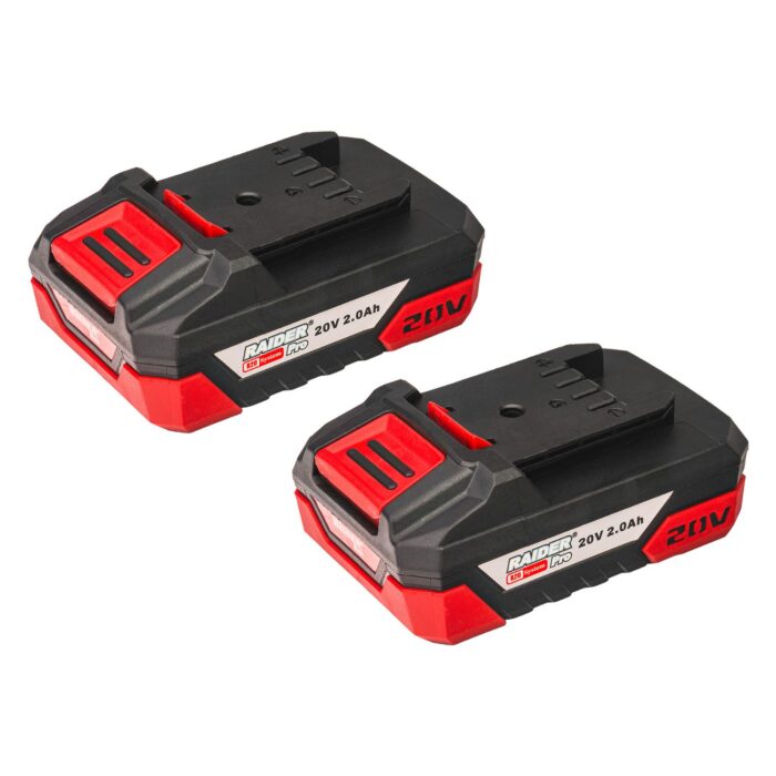 RAIDER R20 Σετ Γωνιακός τροχός,δραπανοκατσάβιδο & μπουλονόκλειδο 2x2Ah RDP-PBCDI20&SPAG20&PBIW20 030255 - Image 8