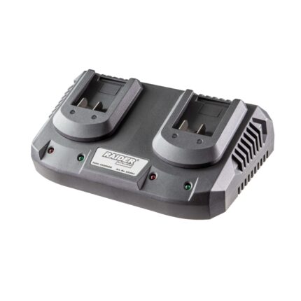 RAIDER Φορτιστής μπαταρίας διπλός Industrial 22V 032603