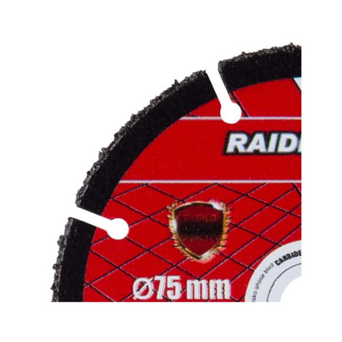 RAIDER Τροχός κοπής carbide 75x10mm 160156 - Image 2