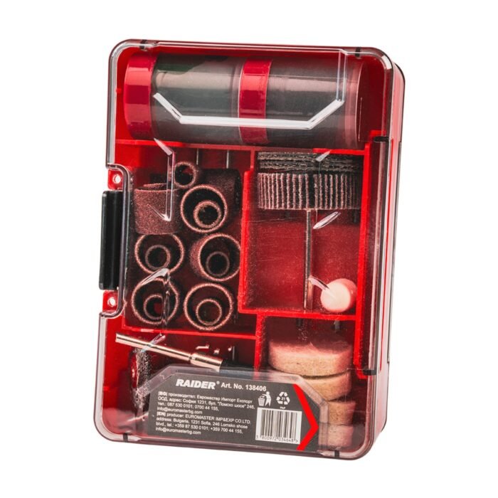 RAIDER Πολυεργαλείου εξαρτήματα σετ 96τεμ. σε κασετίνα 138406 - Image 2